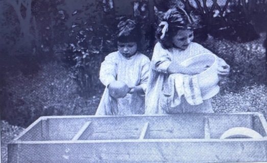 Montessori Children Doing Dishes