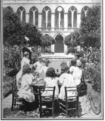 Anne George Working in a Montessori School