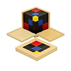 Montessori Trinomial Cube Material
